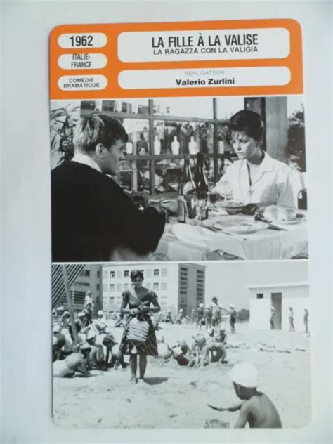 Carte Fiche Cinema La Fille A La Valise Claudia Cardinale Jacques