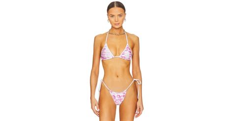 Frankie S Bikinis X Sydney Sweeney Nick Shine Bikini Top In Orange Lyst