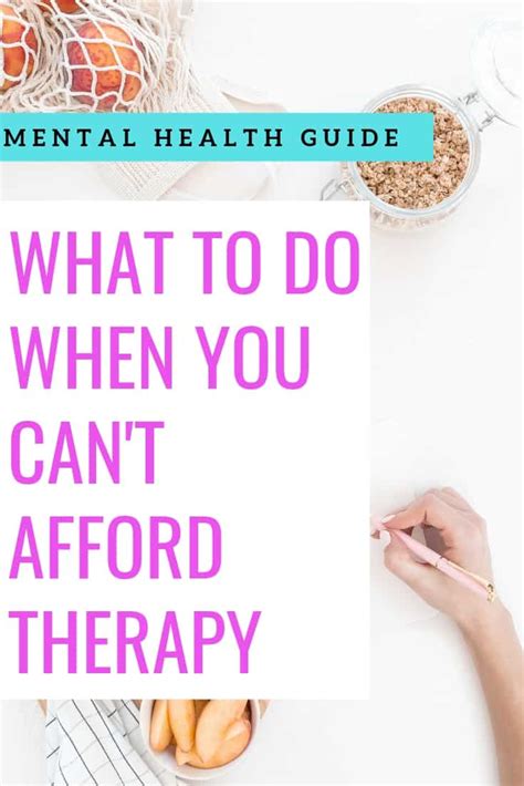 Things To Do When You Cant Afford Therapy Radical Transformation Project