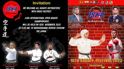 JSKA INTERNATIONAL OPEN KARATE CHAMPIONSHIP 2023 YouTube