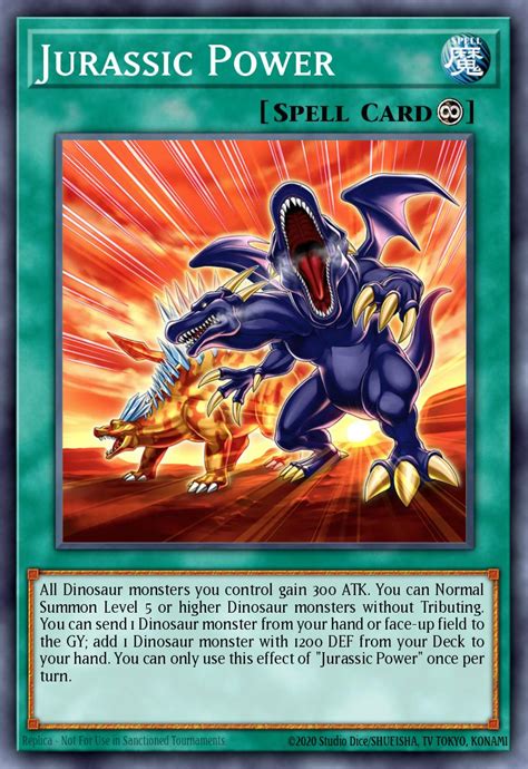 Jurassic Power Yu Gi Oh Card Database Ygoprodeck