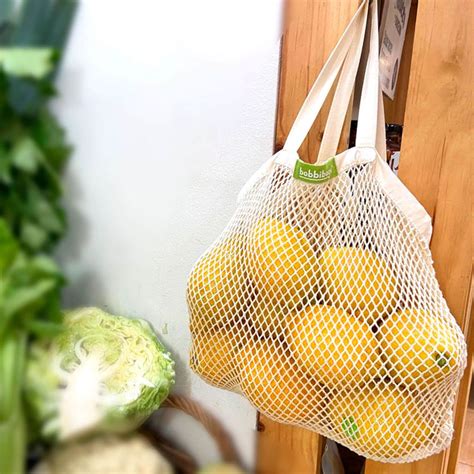 Juego Bolsas Malla Algod N Org Nico Para Comprar Frutas Y Verduras