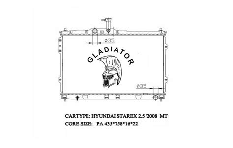 Radiator Assembly X X Hyundai Grand Starex Tci Belt