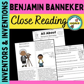 Benjamin Banneker - Inventors & Inventions Close Reading & Writing ...