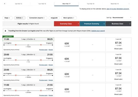 How To See More Air Canada Aeroplan Award Availability