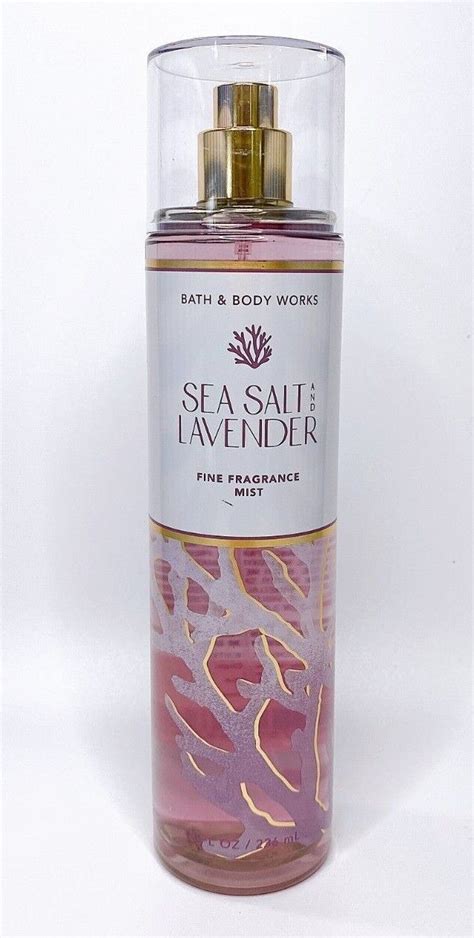 BATH BODY WORKS SEA SALT LAVENDER A Blushing Blend Of Peach