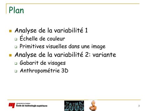 Ppt Analyse De La Variabilit En Vision Par Ordinateur Powerpoint