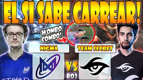 Nigma Galaxy Vs Team Secret Bo Game Dpc Weu Tour Division