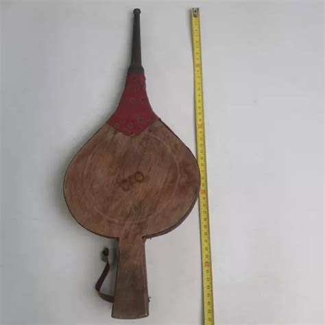 SOUFFLET DE CHEMINÉE Ancien en Bois et Cuir Rouge EUR 7 00 PicClick FR