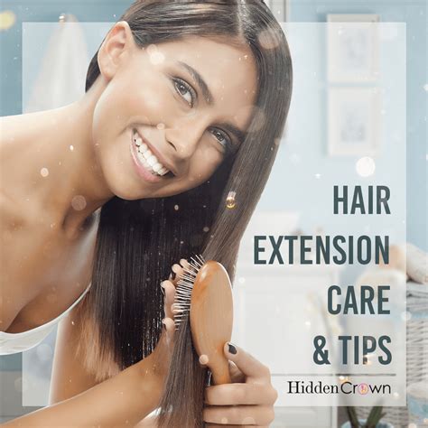 Hair Extensions Care & Tips - Hidden Crown Hair Extensions