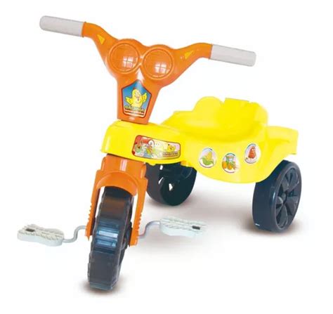 Triciclo Velotrol Infantil Kepler Galinha Amarelinha Simples