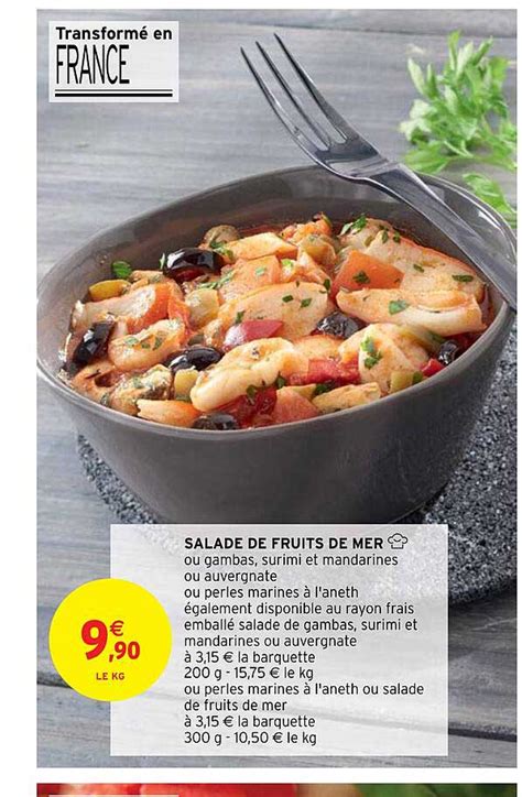 Promo Salade De Fruits De Mer chez Intermarché Hyper iCatalogue fr