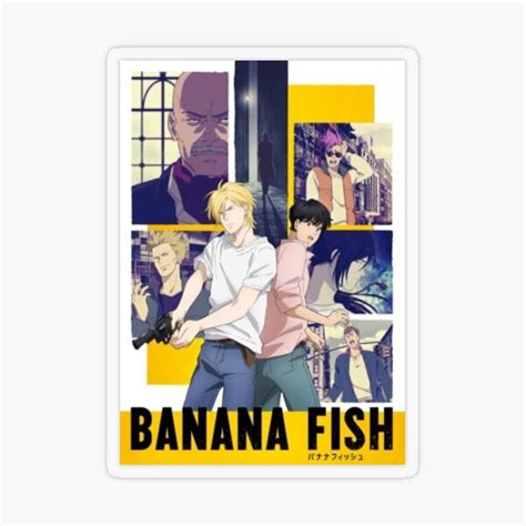 BANANA FISH Sticker By Katjabaric Redbubble