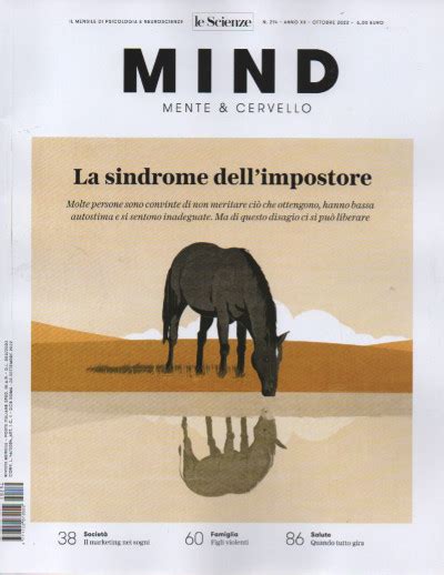 Mind Mente Cervello La Sindrome Dell Impostore N 214 Ottobre