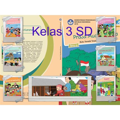 Jual PAKET Buku Tematik Siswa SD Kelas 3 Full Semester Shopee Indonesia