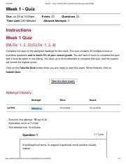 Week 1 Quiz PHI208 Ethics And Moral Reasoning ACQ2130B Pdf 7 22