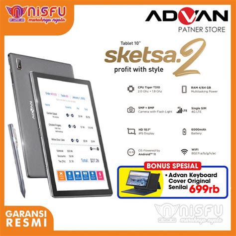 Jual ADVAN TAB SKETSA 2 4 64GB GARANSI RESMI TAB Only Kab Sidoarjo