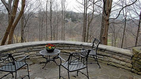 Inside Look At The Stone Mansion Perched Over A Ravine Mansion The