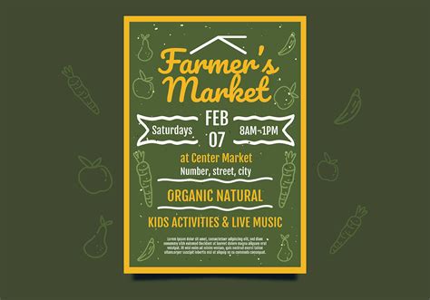 Flyer Design Farmers Market 286470 Vector Art at Vecteezy