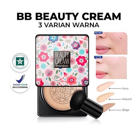 Bioaqua Bb Cushion Beauty Cream Bpom Bedak Glowing Anti Air Bedak