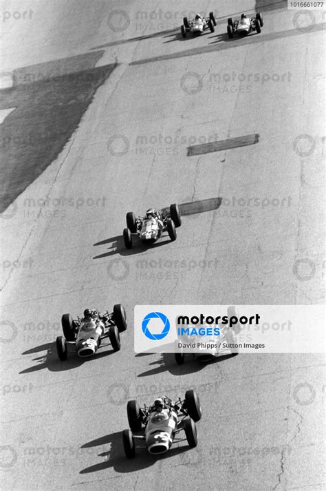 First Time Race Winner Jackie Stewart GBR Leads Retiree John Surtees