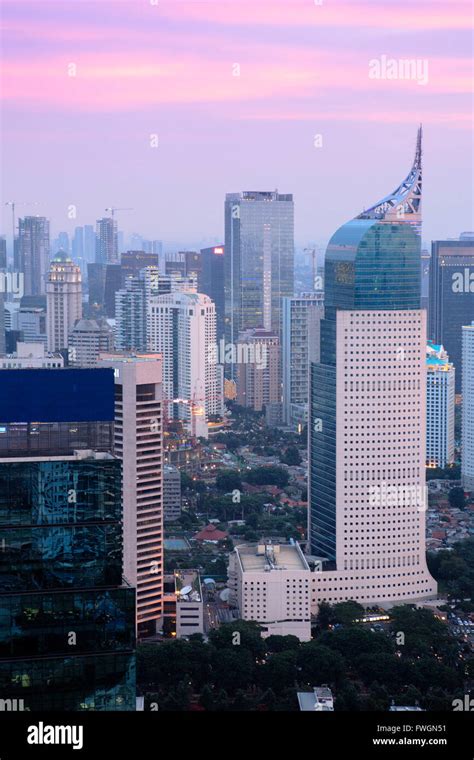 Skyline, Jakarta, Indonesia, Southeast Asia Stock Photo - Alamy