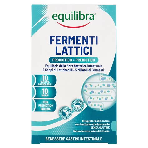 STICK FERMENTI LATTICI EQUILIBRA PZ 10 Tigros