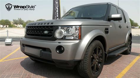 range rover aluminium matt wrap wrapstyle