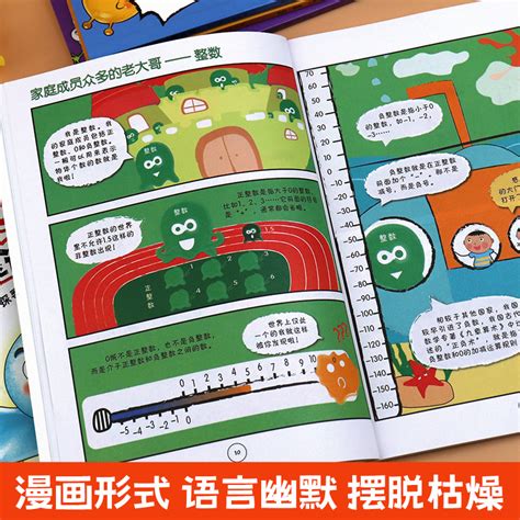 数理化漫游记正版全套6册漫画书小学生初中生数学物理化学原来这么有趣小学初中物理化启蒙课外阅读书籍漫画科学数理化慢游记pfb虎窝淘