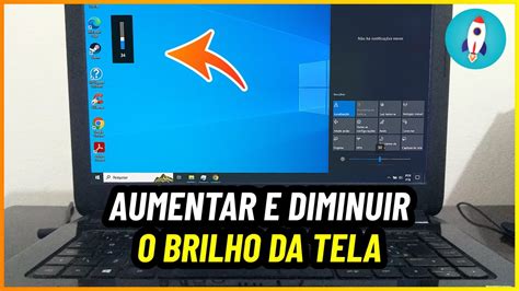 Como Diminuir E Aumentar O Brilho Do Notebook Ou Pc Formas Youtube