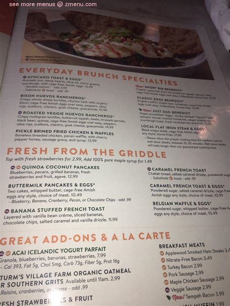 Menu At Silver Diner Restaurant Greenbelt