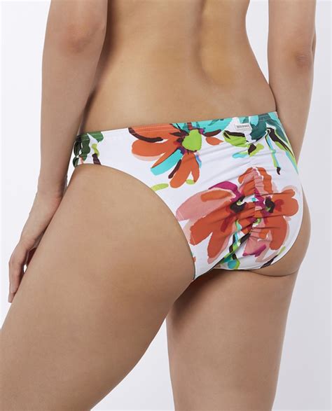 Bikini Red Point Braguita Básica Estampada de Flores Tienda Azulik