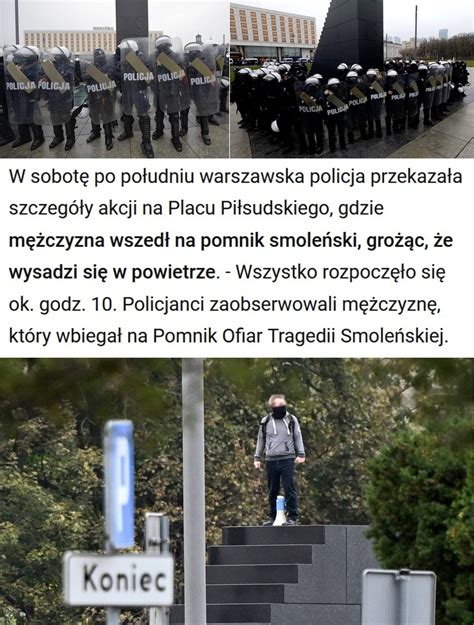 Policja i obraz pomnika smoleńskiego jaki mają w głowie Polacy na co