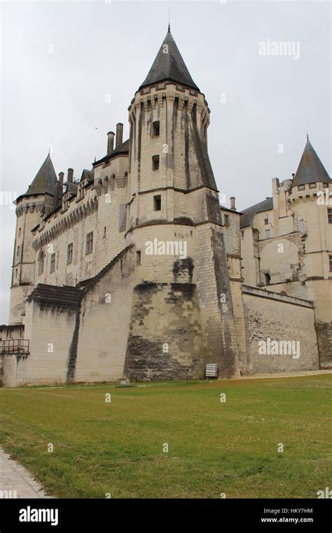 The castle of Saumur (France Stock Photo - Alamy