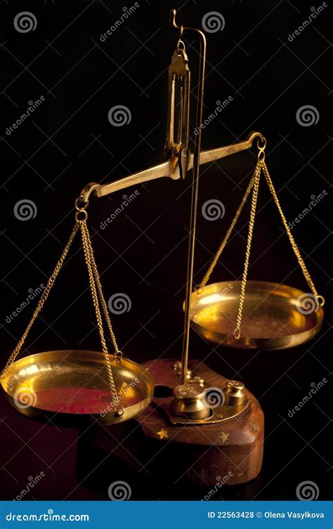 Balance Scale Isolated Stock Photo Image Of Equal Black 22563428