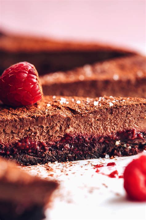 Vegan Raspberry Chocolate Ganache Tart Minimalist Baker Recipes