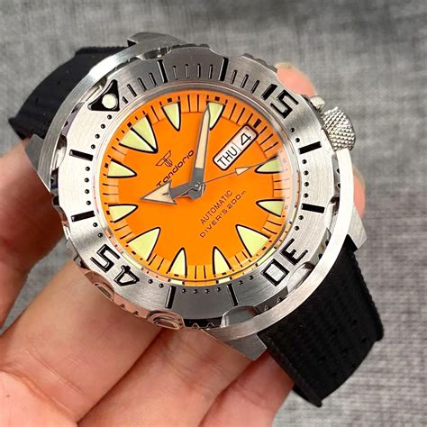 Мужские автоматические часы с сапфировым стеклом | AliExpress