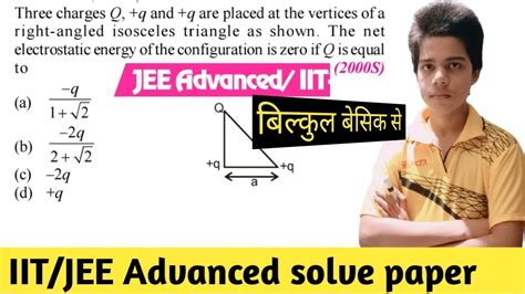 Jee Advanced Solved Paper Electrostatics Class Jee Advanced Pyq