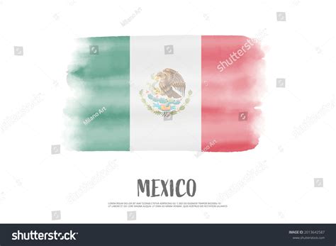 Vector Grunge Vintage Mexico Flag Stock Vector Royalty Free