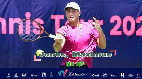 Itf Men S Circuit Tour Ms Qf Jones Maximus Tha Vs