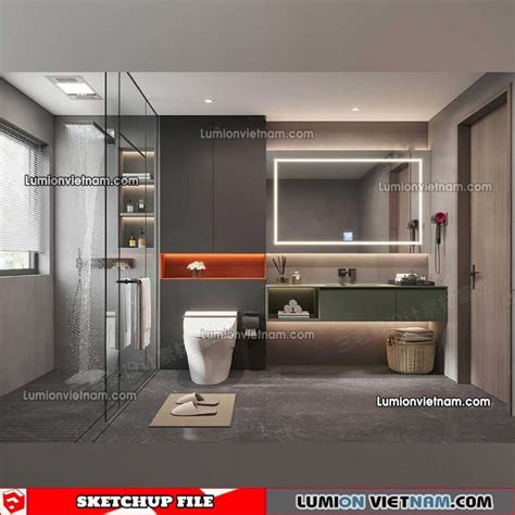 23012023 Bathroom Sketchup Interior Model