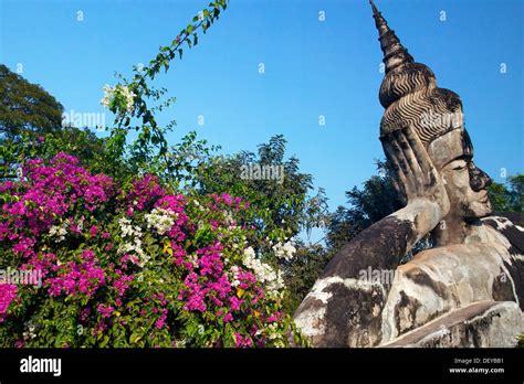 Buddha Park Vientiane Laos Stock Photo Alamy