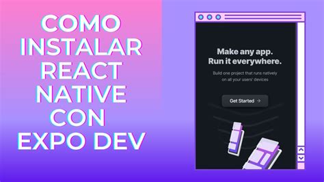 Como Instalar React Native Con Expo En Youtube