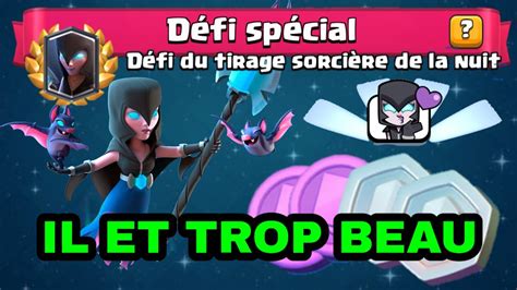 Clash Royale 🇫🇷 Défi Sorcière De La Nuit Youtube