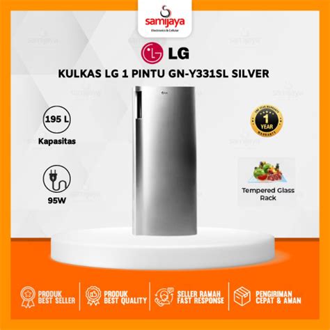 Jual Kulkas Pintu Lg Gn Y Sl Silver Gn Y Sl Kapasitas