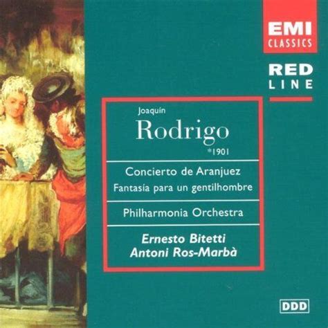 Rodrigo Concerto Aranjuez Fantasia Para Un Gentilhombre Cd Uk Import