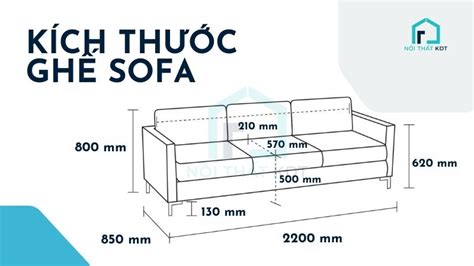 Kích Thước Ghế Sofa Tiêu Chuẩn Là Bao Nhiêu Cách Chọn Kích Cỡ Sofa