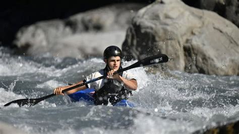 Canoë kayak Louis Pagès sacré champion de France U18 en descente