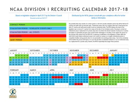 Softball Recruiting Calendar - Printable Calendars AT A GLANCE