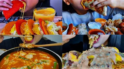 ASMR BEST EATING CHEESY MUKBANG VIDEO DELICIOUS BITES MUKBANG